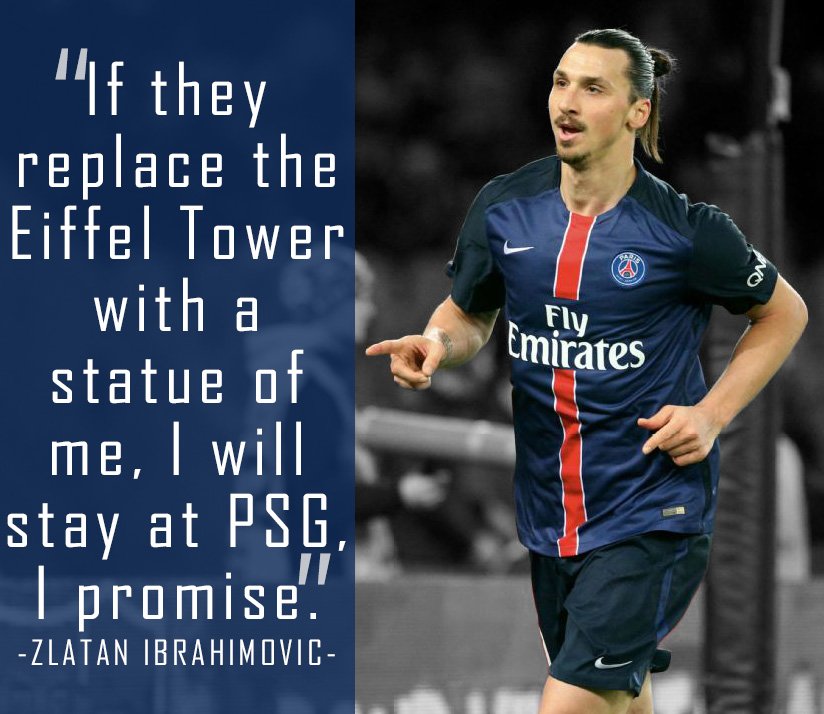 ESPNFC's tweet photo. Will Zlatan Ibrahimovic be at PSG next season? 

The super Swede speaks about his future: https://t.co/r6pgPlGZZg https://t.co/hk6xAB7cy8