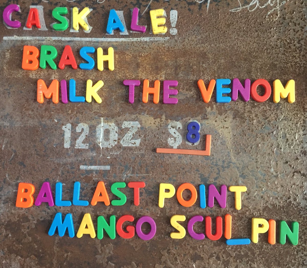 barMVSC's tweet photo. To pretty rare cask ales today, from @brashbeer and @BPbrewing & they're only $5! #craftbeer #drinklocal #FruityIPA https://t.co/GpmyoNKeSG