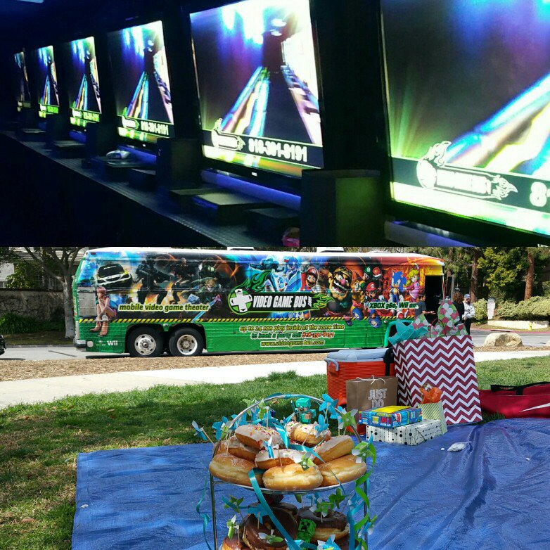 videogamebus's tweet photo. VideoGameBus #videogamebus 818-391-8191 #videogameparty https://t.co/BCg3jDeoTQ #game truck #Wedding #birthdayparty https://t.co/e55qQVMIRp
