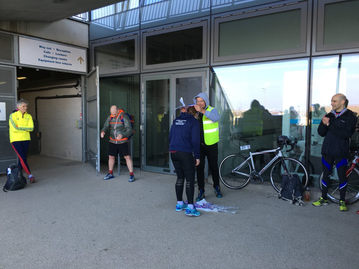 ImperialTriath's tweet photo. #Imperial girls 1,2 at the March Hare #Duathlon today! Well done Olivia Bentley &amp; Katie Slater! @SportImperial https://t.co/b7sHC3EJyR