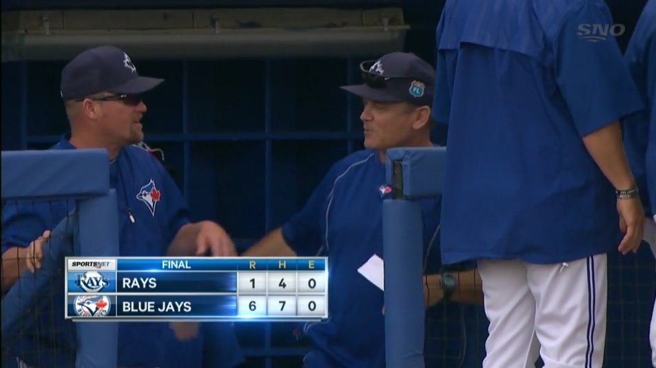 BJsFans's tweet photo. THERE IT IS #BLUEJAYS FANS! The Jays improve to 10-2 on the spring with a 6-1 win over the Rays. #GoJaysGo! https://t.co/jXsiintUGq