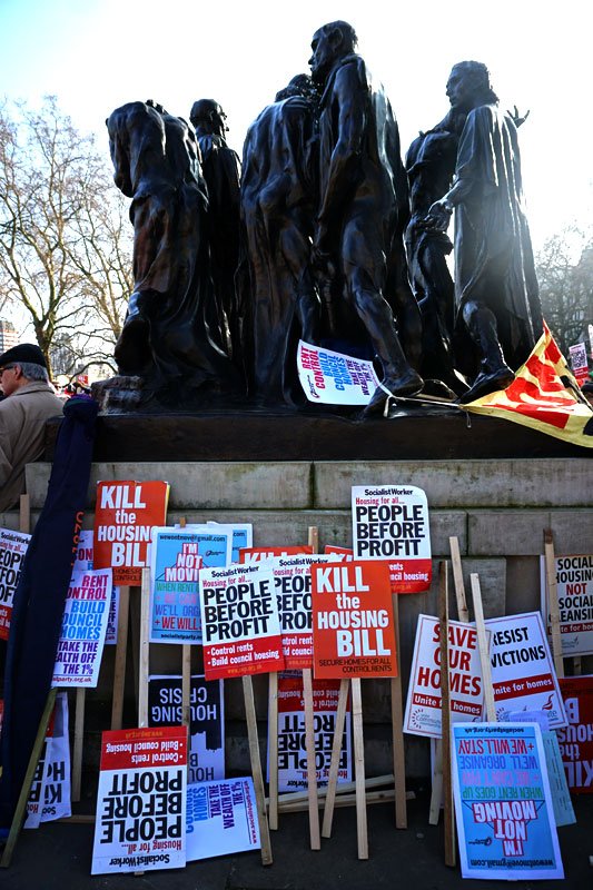 #NotGraffitiBut #KillTheHousingBill London March 2016 #HomesForPeople