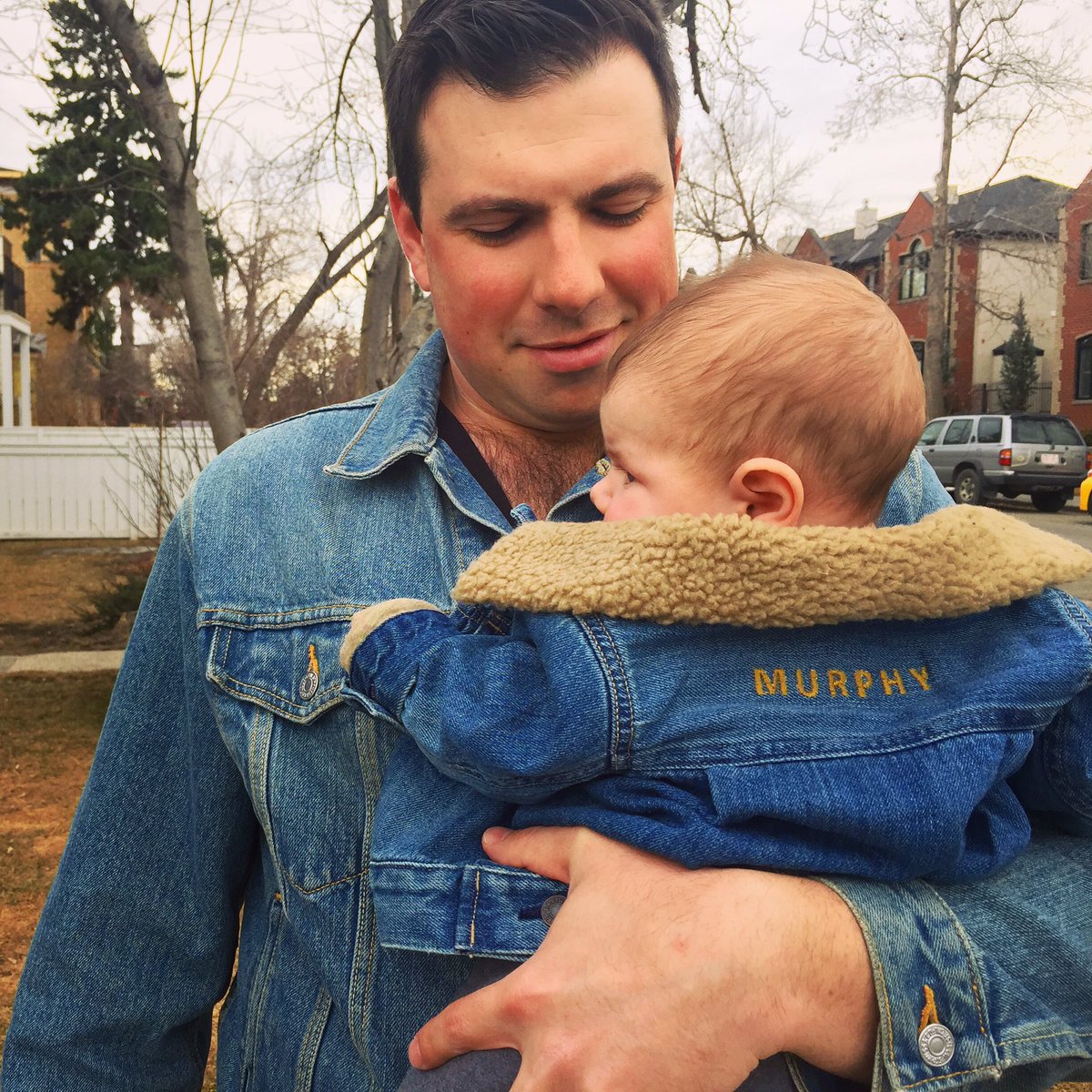 Denim Dreamboat Dudes 😍😍 Nephew Hugh in his Custom DBL Jacket 👌🏻