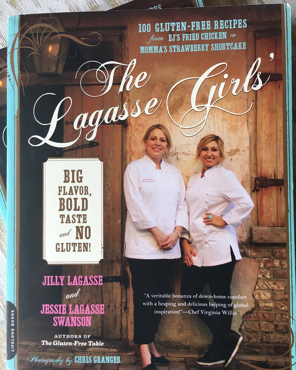 LagasseGirls's tweet photo. Woohoo, we are out in paperback!! Go check it out for some delicious #glutenfree love. This book has it all https://t.co/zgpNCu2Idc