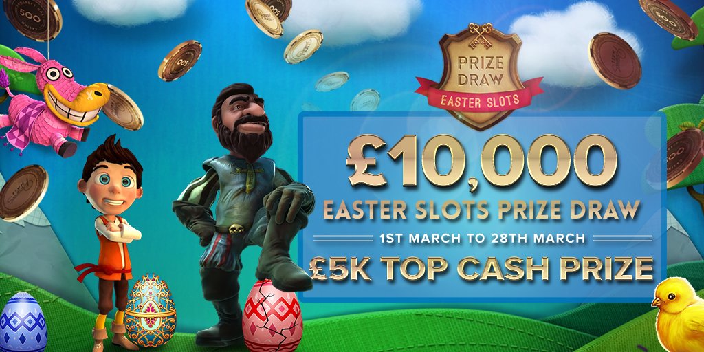 TheProspectHall's tweet photo. Win a share of £10,000 in our Easter Slots Prize Draw. Play now!
#EasterSlots
https://t.co/tolOCg4aZS https://t.co/KOjiaguK4Q
