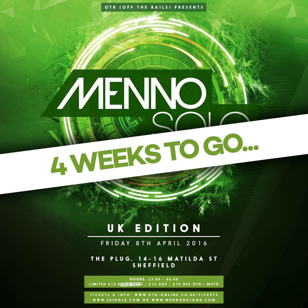 Under 4 WEEKS to go until @mennodejong brings his magic for another #MennoSoloUK :)