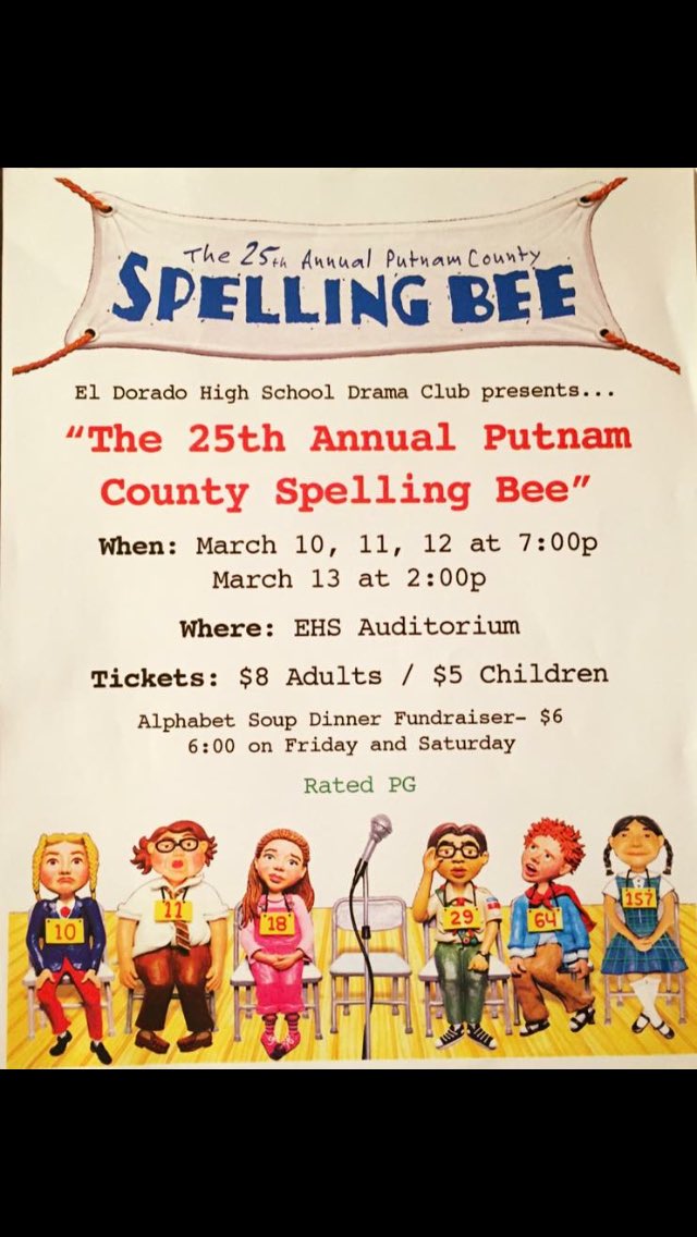 eldodrama's tweet photo. Last Chance! Today at 2:00!!!! Please join us! It is a fantastic show! You will have a ton of fun! https://t.co/HaJlzqwNxk