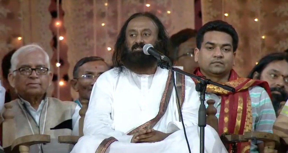 OfficeOfGurudev's tweet photo. Join Gurudev @SriSri lead the world's largest peace meditation at @WCF2016 #WCFDay3 
Live: https://t.co/4iHT6tHc93 https://t.co/JYTndL8FCc