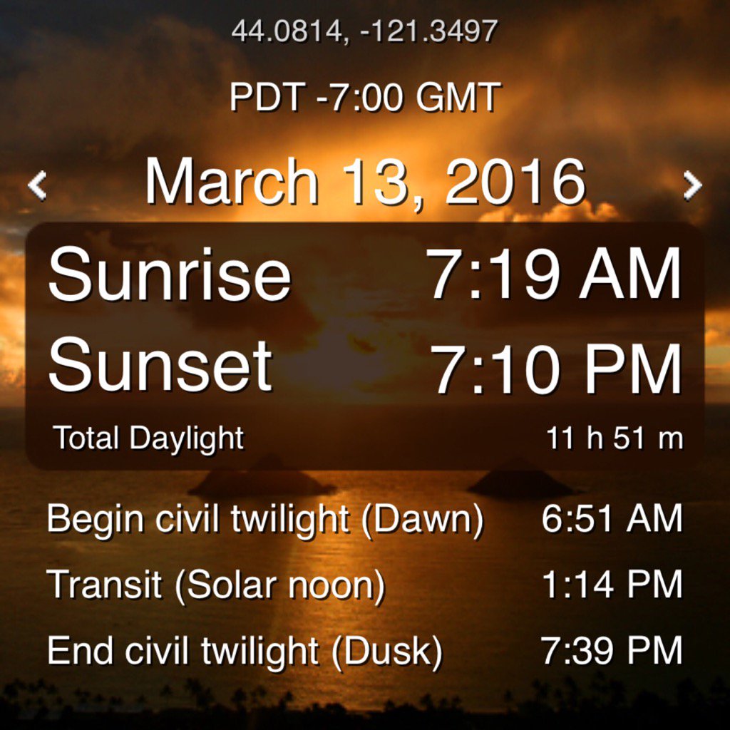 Happy #GolfSeason! Sunset: 7:10pm.