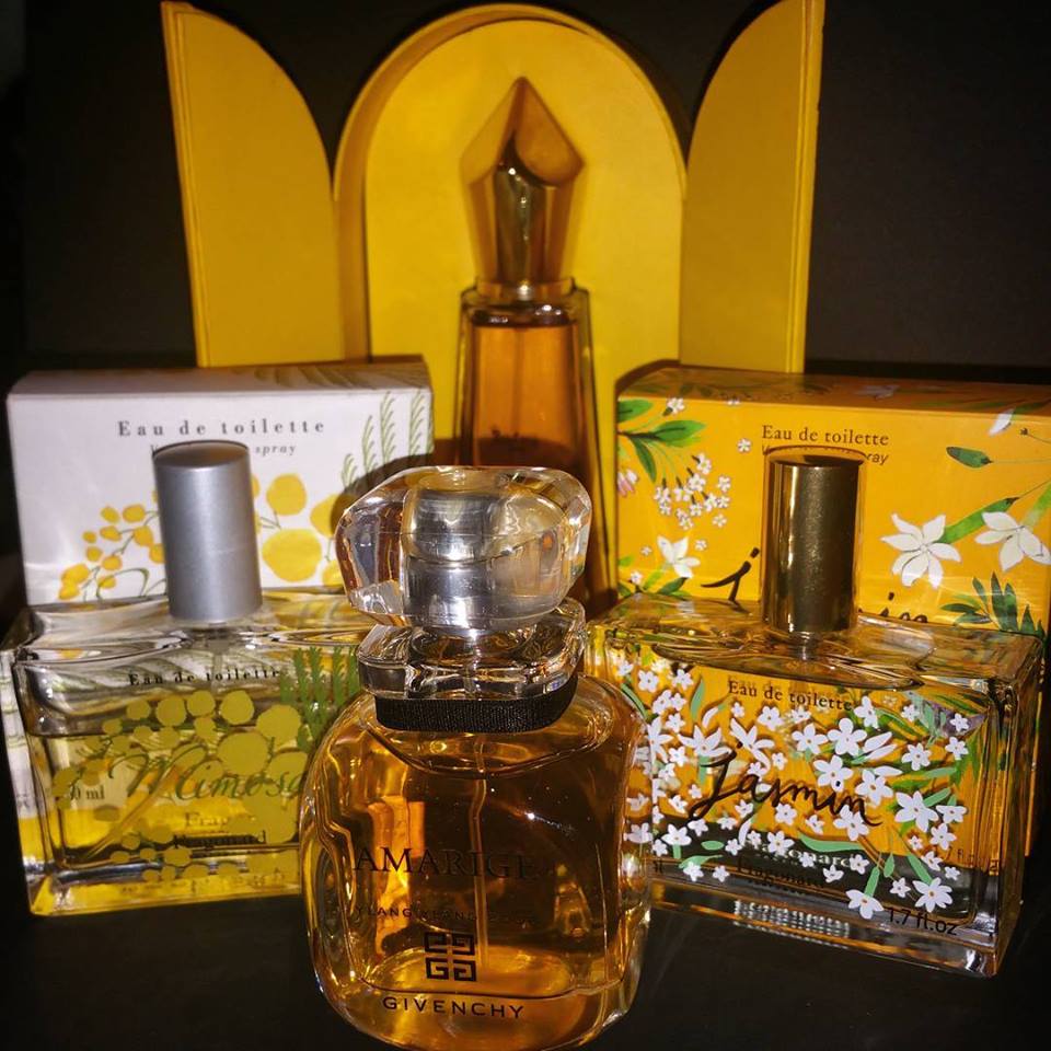 sandrinabambina's tweet photo. Yellow Sunday! The loveliest Mimosa, Jasmine, Ylang-Ylang and Tuberose gathered together! #Fragrances #Fragrantica https://t.co/ELQy12WF7S