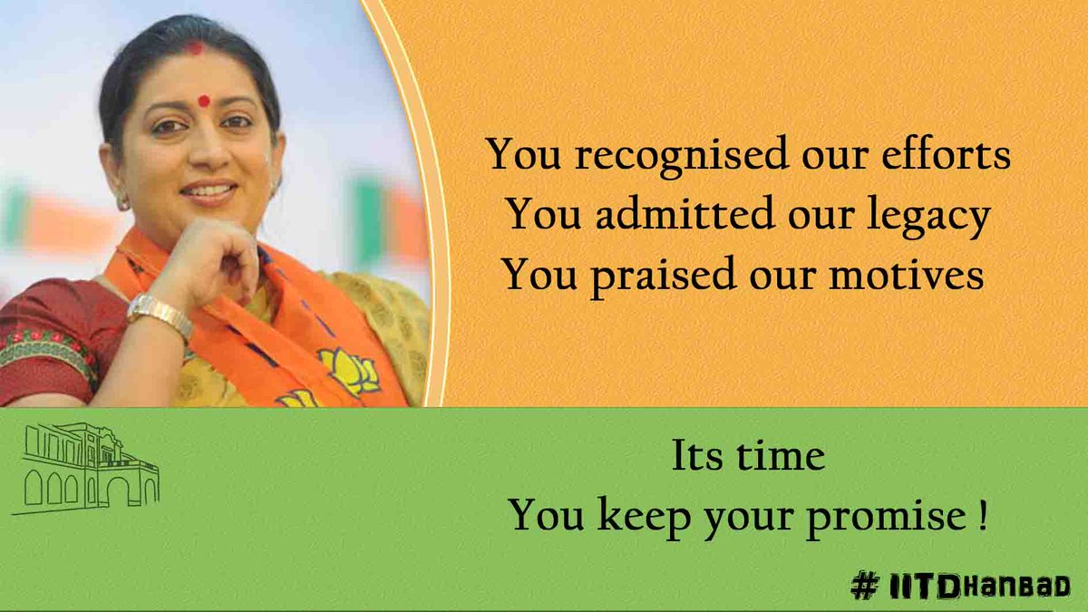 SHASHANK0797's tweet photo. @smritiirani @PMOIndia @HRDMinistry  #tableIITamendact #IITDhanbad https://t.co/GJ9KKCfZLn