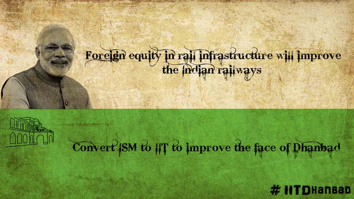 Shubham77Gupta's tweet photo. Promote technical India by converting ISM to IIT
#tableIITamendact
#IITDhanbad
@PMO
@smritiirani
@HRDMinistry https://t.co/3wGomUdH0w