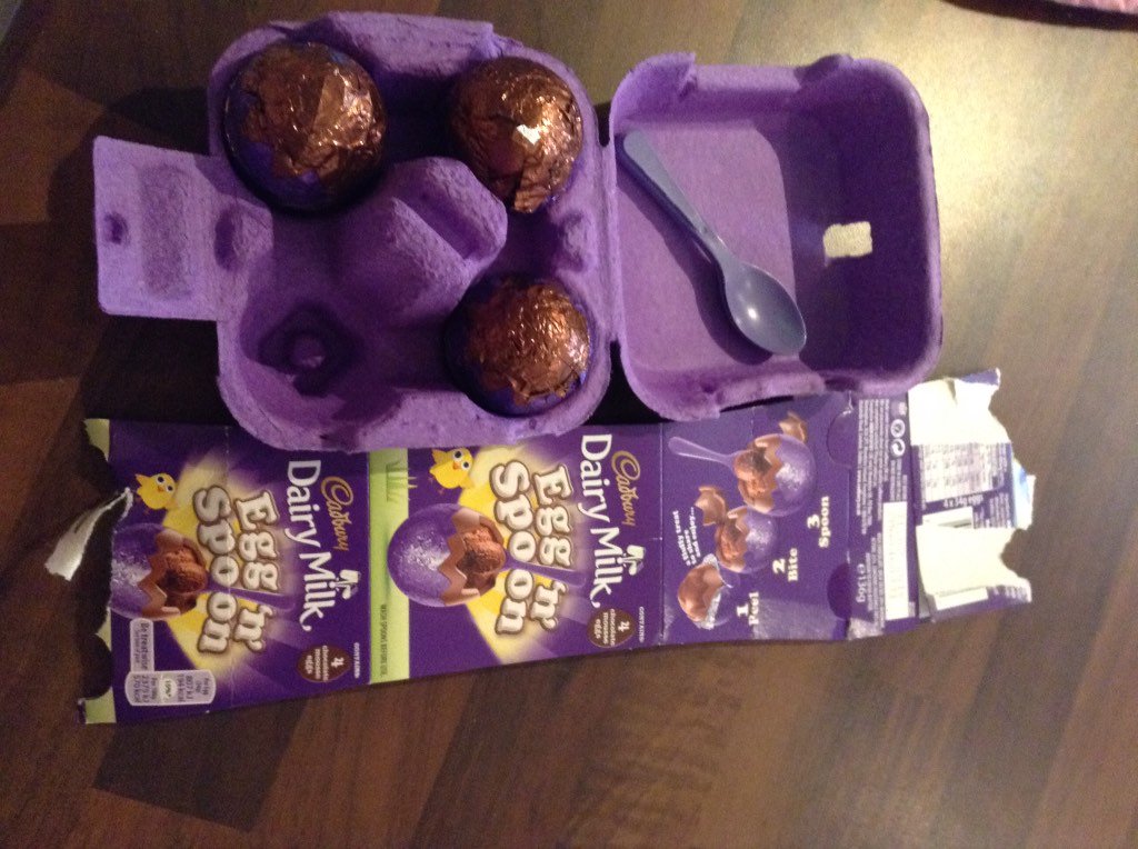 MichelleSamways's tweet image. @MichelleSamways: Unbelievably disappointed with my #cadburys #eggs clearly only 3 in the box not 4 😥@CadburyUK
