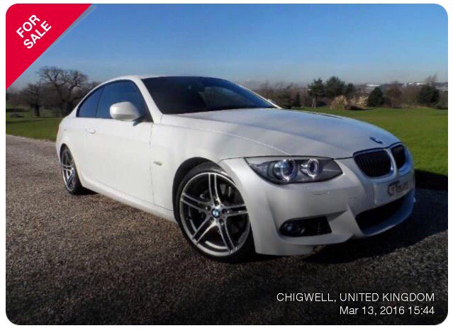 For Sale
2012/12 plate
BMW 325d MSport
Great Finance Deals Available!
gtelitecars.com
Info@gtelitecars.co.uk
