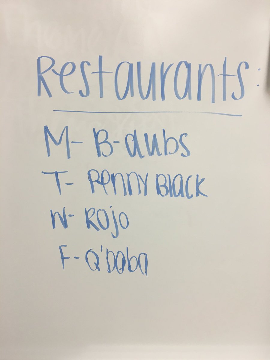 schsstuco's tweet photo. Restaurant week starts tomorrow! A portion of your bill will be donated to the New Day Foundation! https://t.co/5bWpPn5WX5