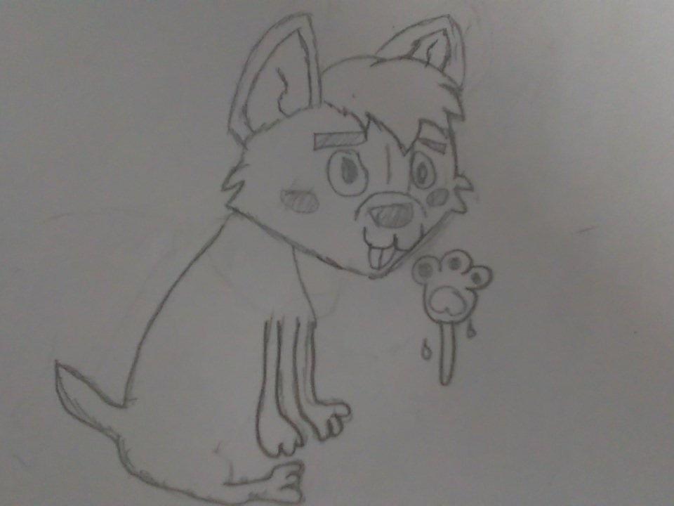 SirFuzzbuttWolf's tweet photo. @SnurkyPaw rough sketch of you licking a pawpsicle :) https://t.co/vqPx440mJj