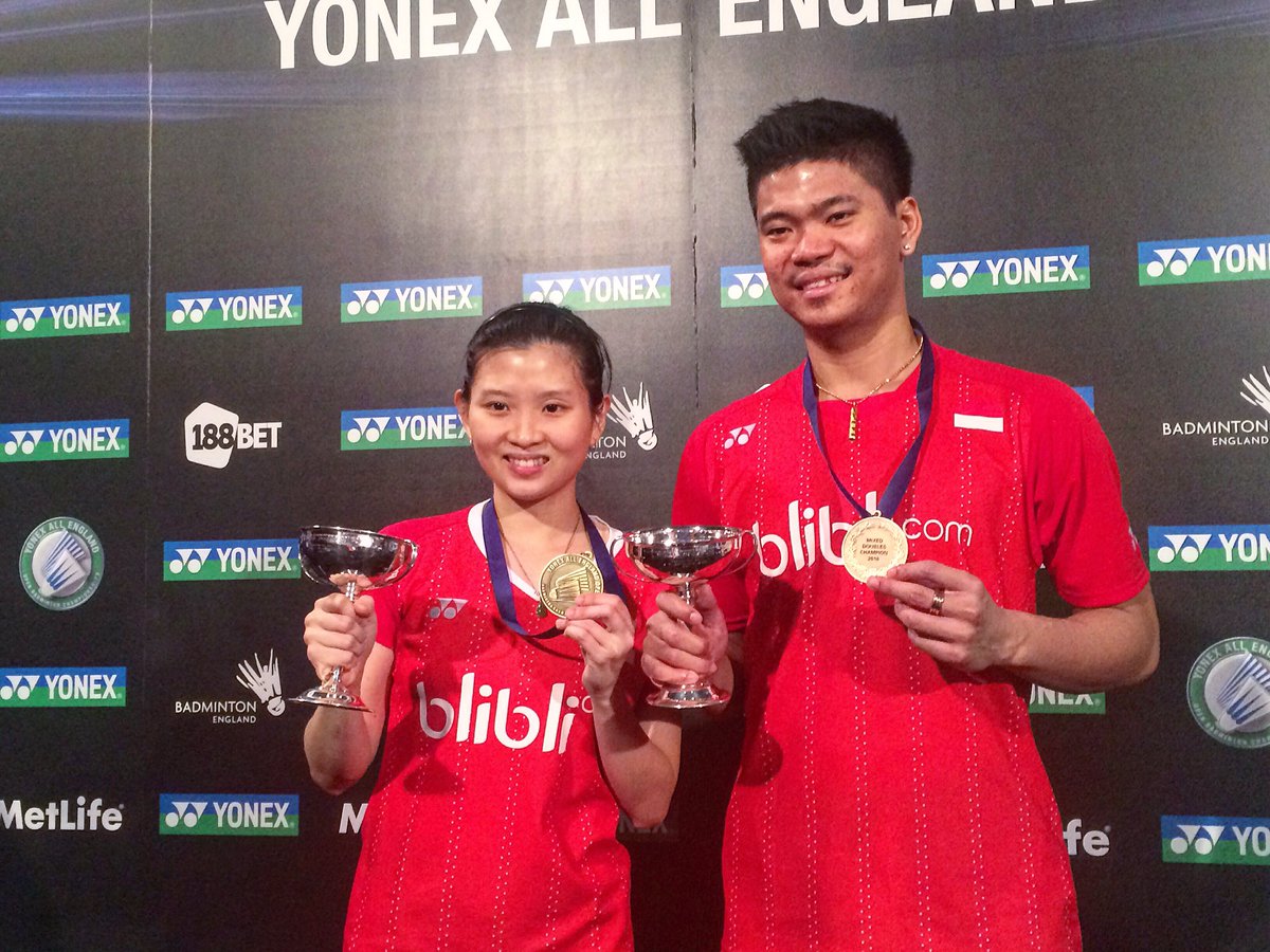 yonex_com's tweet photo. Praveen &amp; Debby triumph at the @YonexAllEngland for the first time! #badminton https://t.co/WyFSF1v49Z