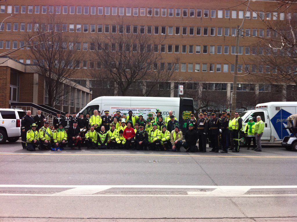 TPAnews's tweet photo. Ready! #TOPatrick food drive. @Indie88Toronto @StPatricksTo @DailyBreadTO @TorontoMedics @CP24 bring a donation https://t.co/RprcN2F4fe