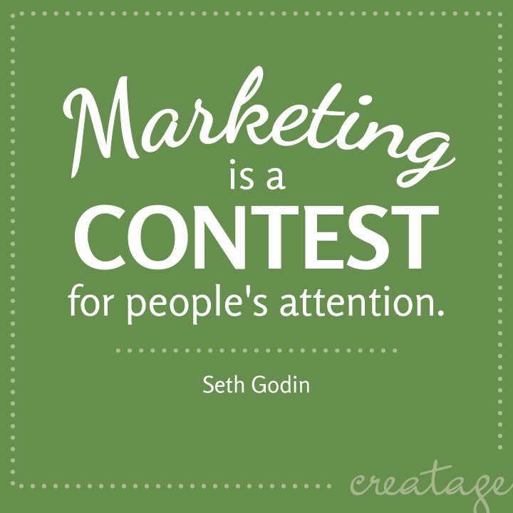Four7_Marketing's tweet photo. "Marketing is a contest for peoples attention"
- @ThisIsSethsBlog https://t.co/FPfxtXaspu