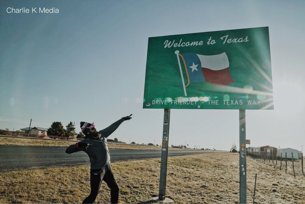 AdamKimble818's tweet photo. Over 1000 miles traveled & BIG NEWS!Just made it to Texas! Ow owww! Pic by: @CharlieJKaye https://t.co/mZHnOVWwua
