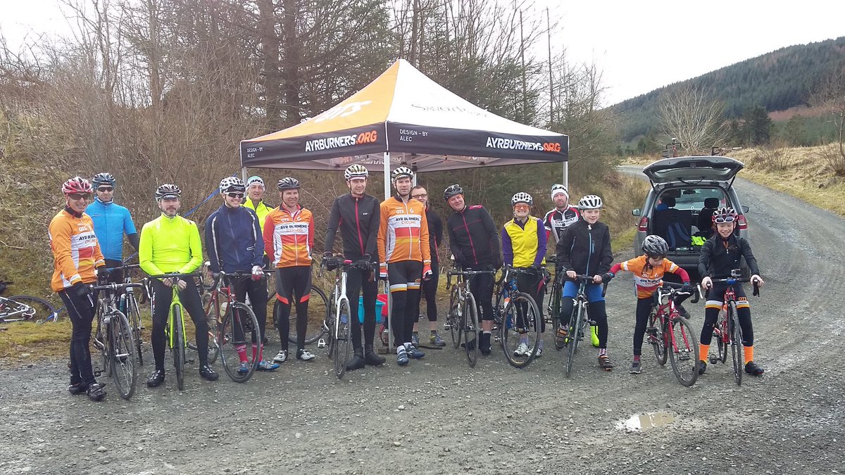 Wow...What a day Everesting the Nic o' the Balloch <a href="/AyrshireAlps/">AyrshireAlps</a> - - Massive Kudos to the team !! @TravelhubAyr