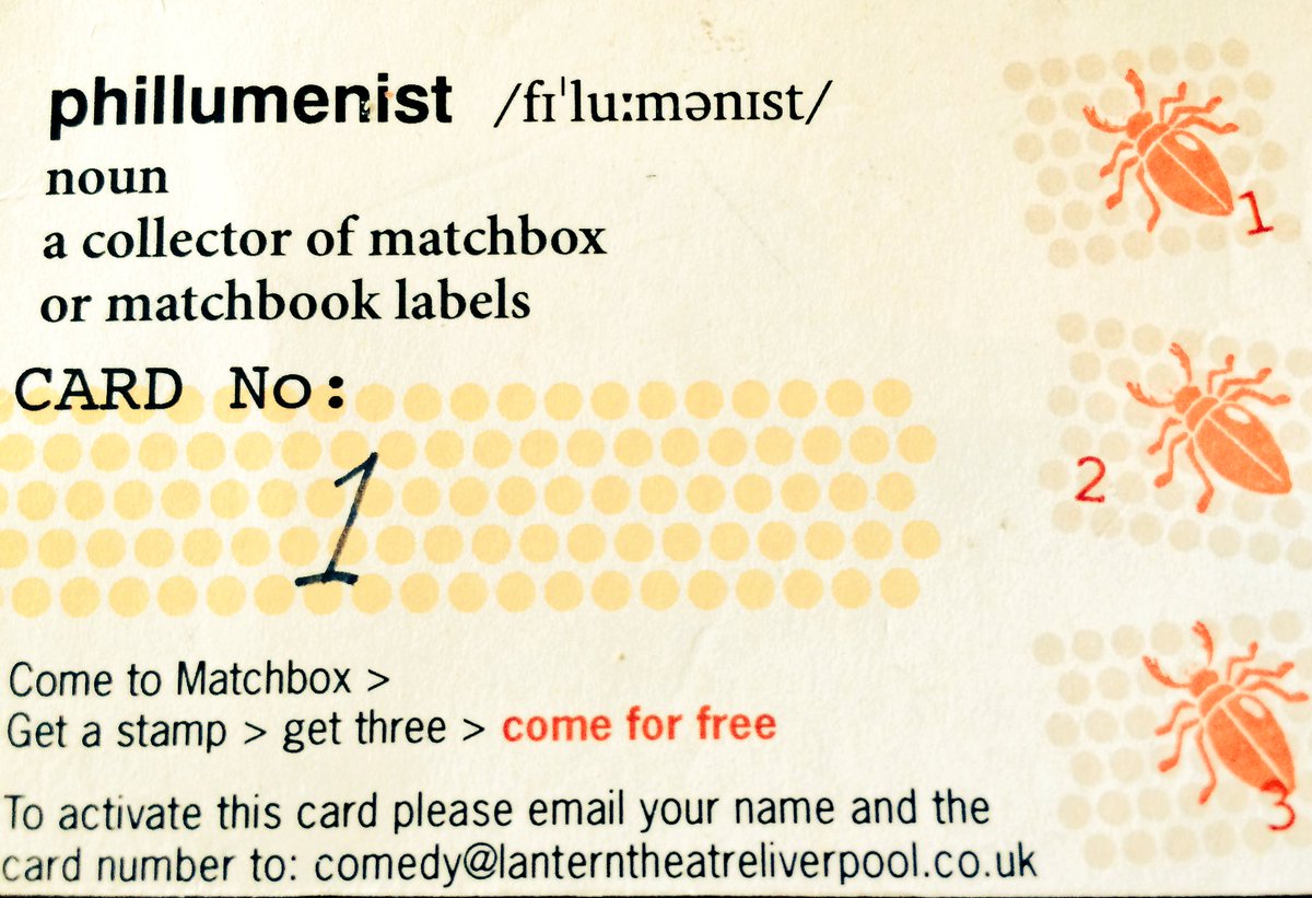 Got yourself a loyalty card? You have two paths. 1) Email us to activate 2) Miss out on some sweet sweet free comedy