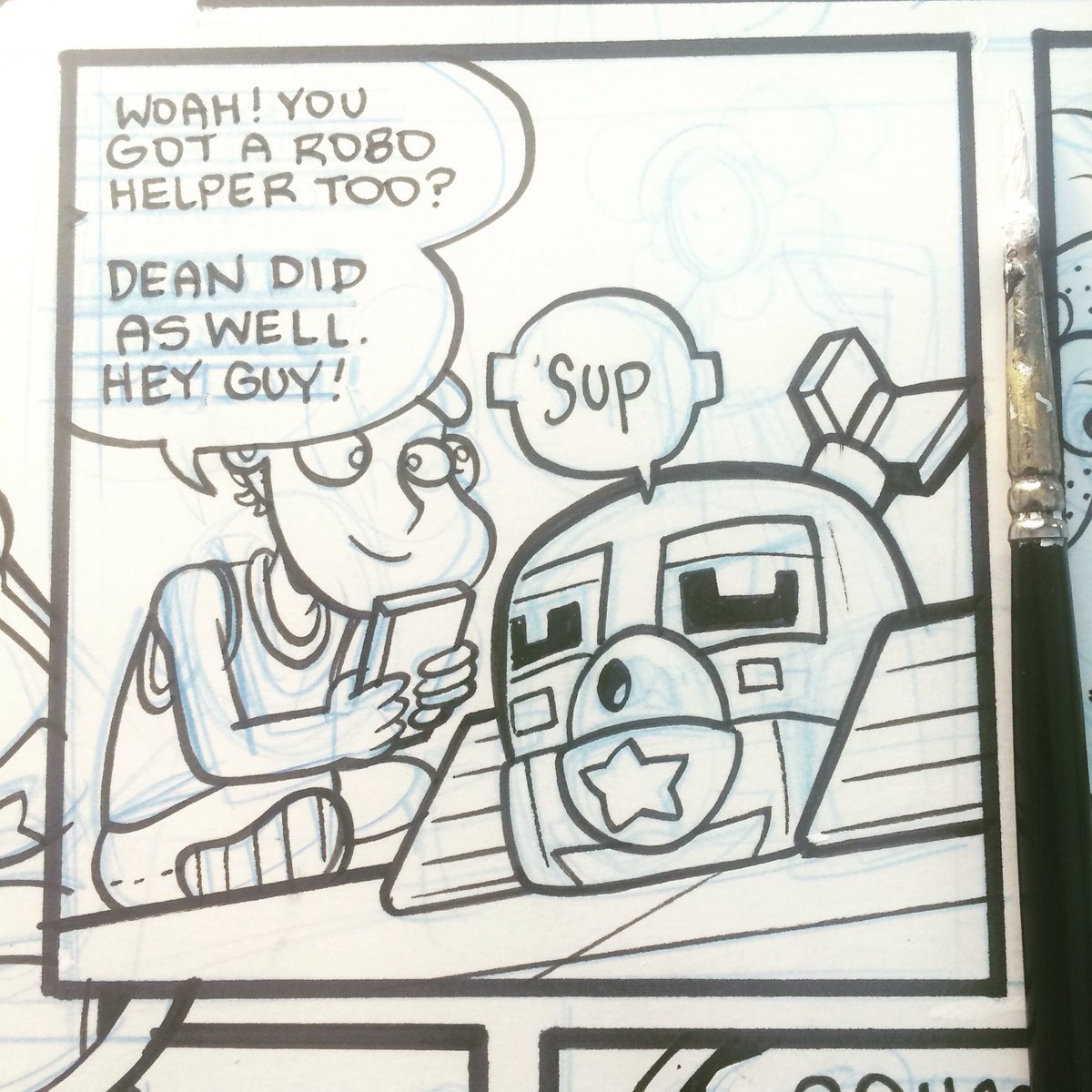 JarrettWilliams's tweet photo. Sunday cleanups βοΈ I usually devote Sunday's to scanning and thumbnails for the week ahead. #inks #HyperForceNeo https://t.co/oBZfVMcLsm
