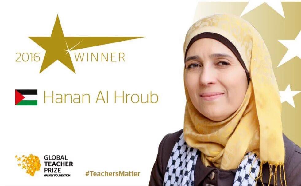 MohammedAssaf89's tweet photo. الف مبروك للمعلمة حنان الجروب الفوز ب #globalteachersprize  رغم كل شيء فلسطين بمعلميها و ناسها تبدع #TeachersMatter https://t.co/Up1qxhMVdd