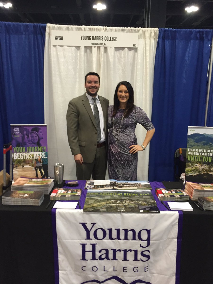 AtlantaNCF's tweet photo. @youngharris admissions ready for the fair https://t.co/DLFOwh8IOY