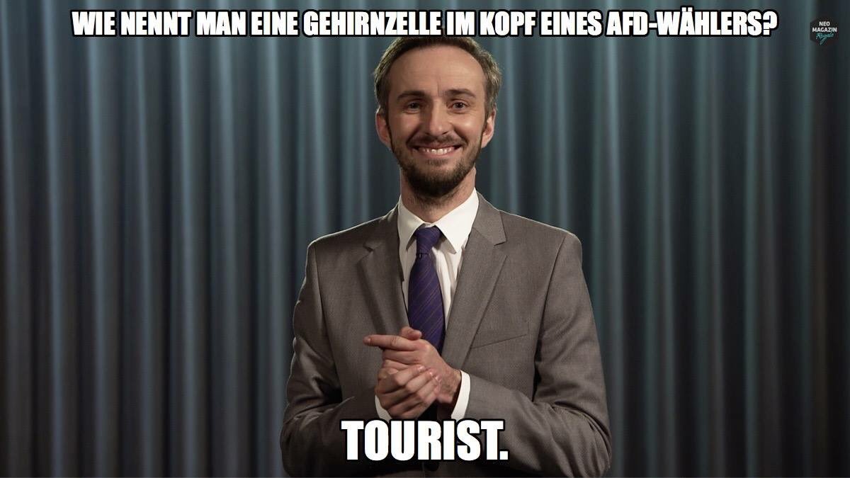 Der noch kurz zu heute. #AfD #wahl2016 #neomagazinroyale <a href="/janboehm/">🚫⛔️jAaj Bä¶Ã¶l&&rma!nN 💩</a> @neomagazin