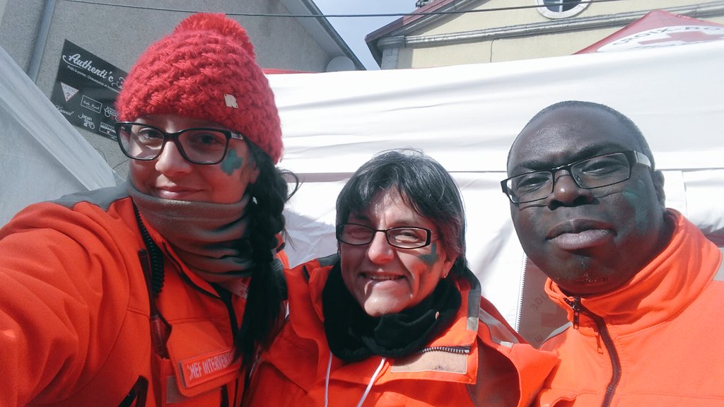 CRF_Besancon's tweet photo. Deuxième jour de poste @CarnavalMaiche 
Super équipe ! Super Ambiance ! https://t.co/XYdaZamz58