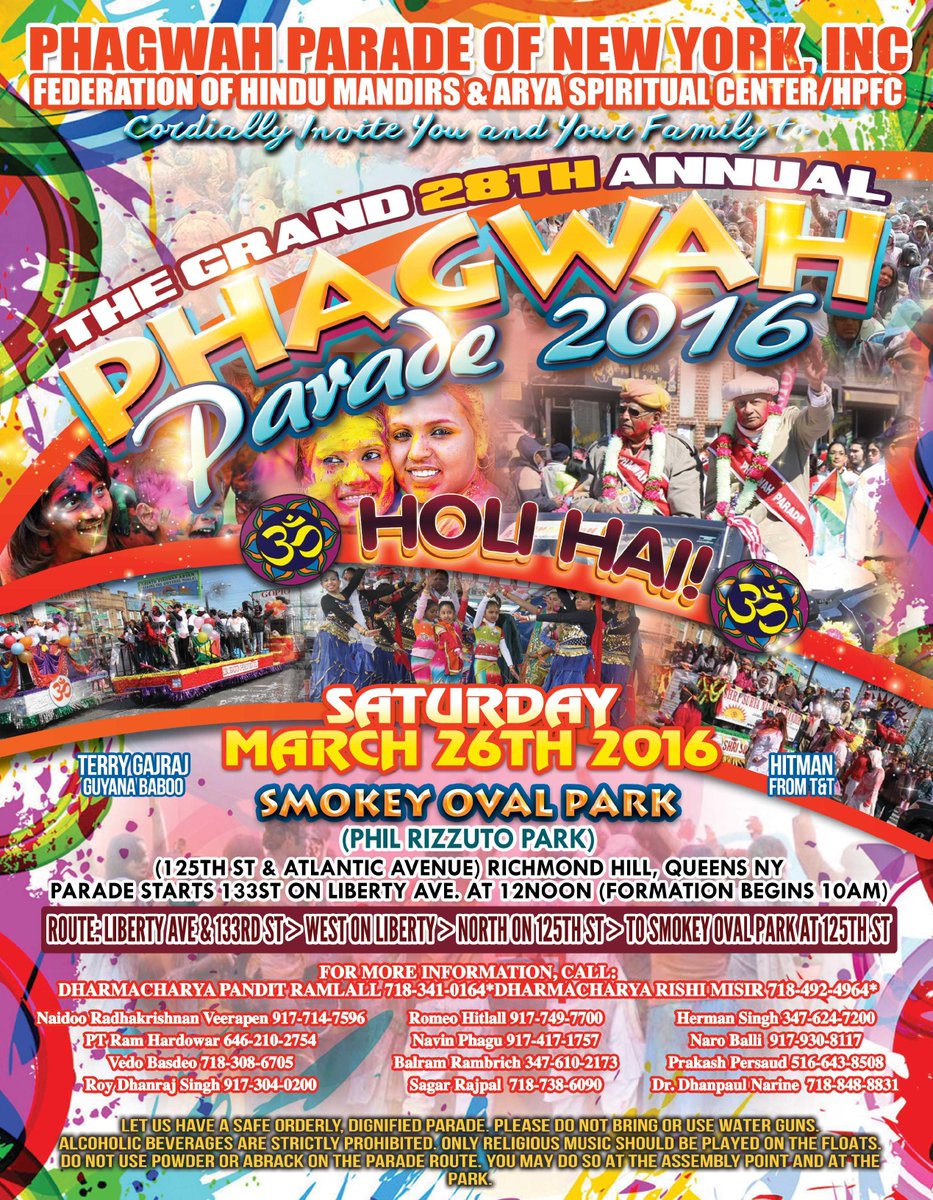 RomeoHitlall's tweet photo. Phagwah Parade 2016 https://t.co/Mism7TQe7f