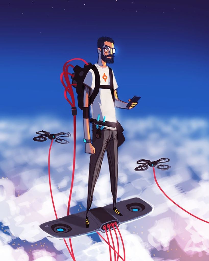 artofahmedgamal's tweet photo. Cable Guy #wacom #cintiq #photoshop #characterdesign #conceptart #visdev #visualdevelopmen… https://t.co/P0gueTcRIm https://t.co/U8zNZV4ovm