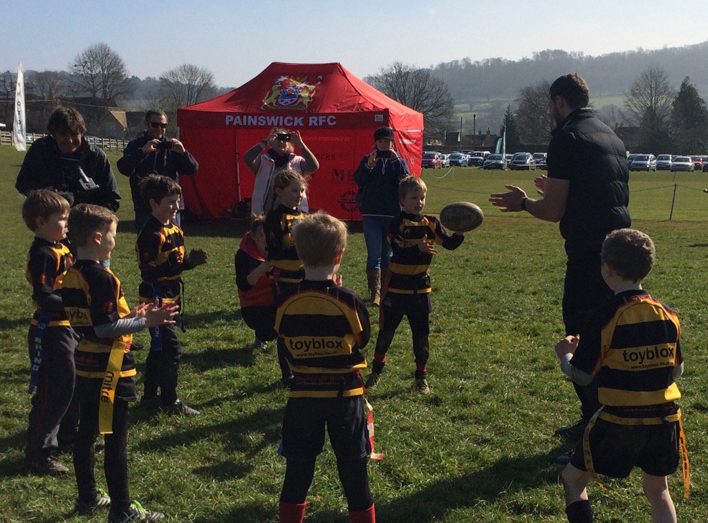 Thank-you <a href="/jonnymayrugby/">Jonny May</a> the kids were buzzing passing to you today., <a href="/EnglandRugby/">England Rugby</a> <a href="/ThornburyRFC/">Thornbury Rugby Club</a> <a href="/gloucesterrugby/">Gloucester Rugby 🍒</a>