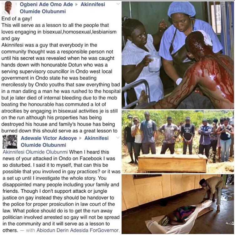 PT_Foundation's tweet photo. .@IMarkphilip: Alleged bisexual man beaten to death in #Nigeria. Partner hunted https://t.co/tJGqOYDj4V @KashaJacqueline @SMUG2004 @RevJide