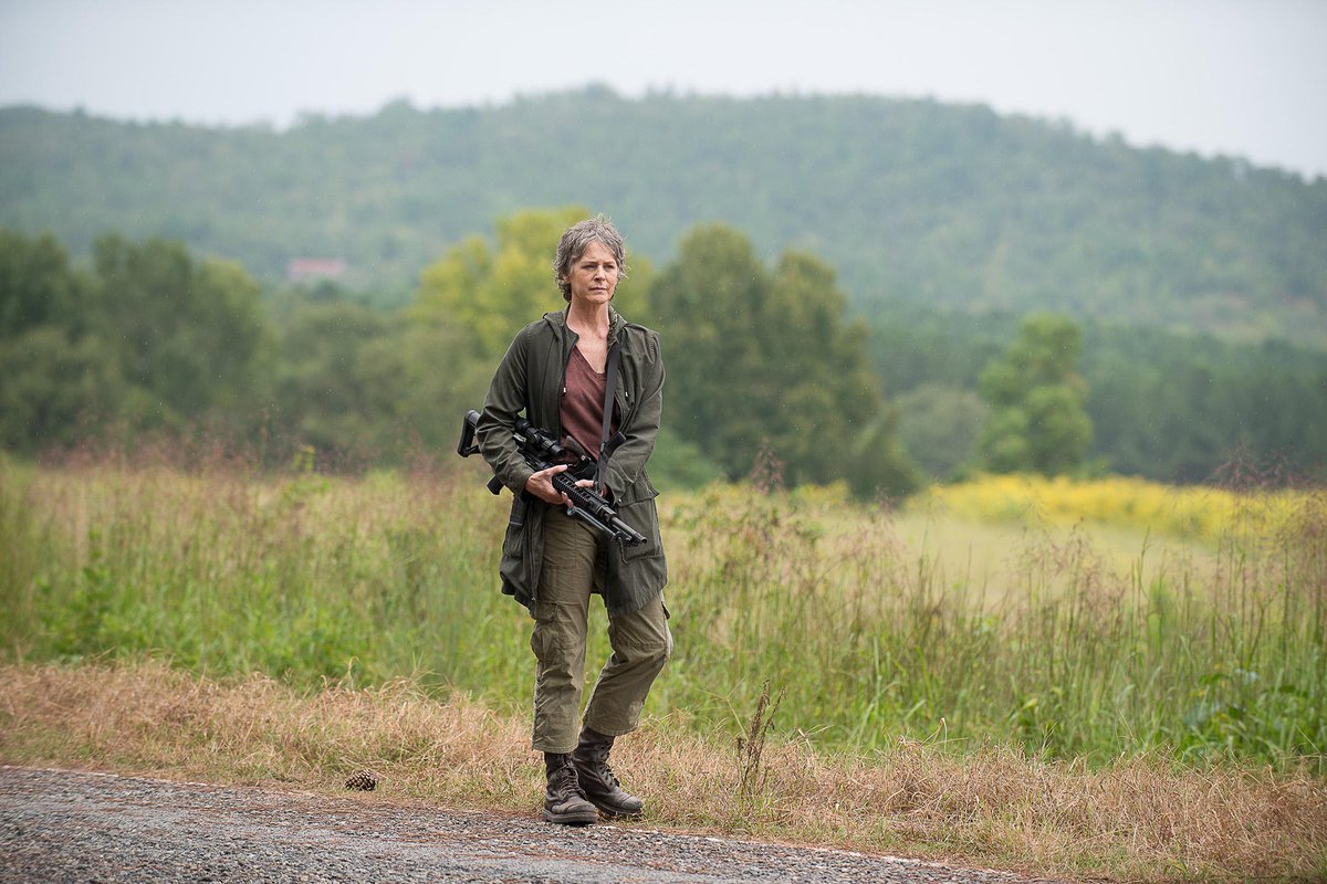 TVGuide's tweet photo. Maggie and Carol fought for their lives in a terrific episode of #TWD. Did they make it?https://t.co/TPSCkIQwFl https://t.co/Yj85WrKqvh