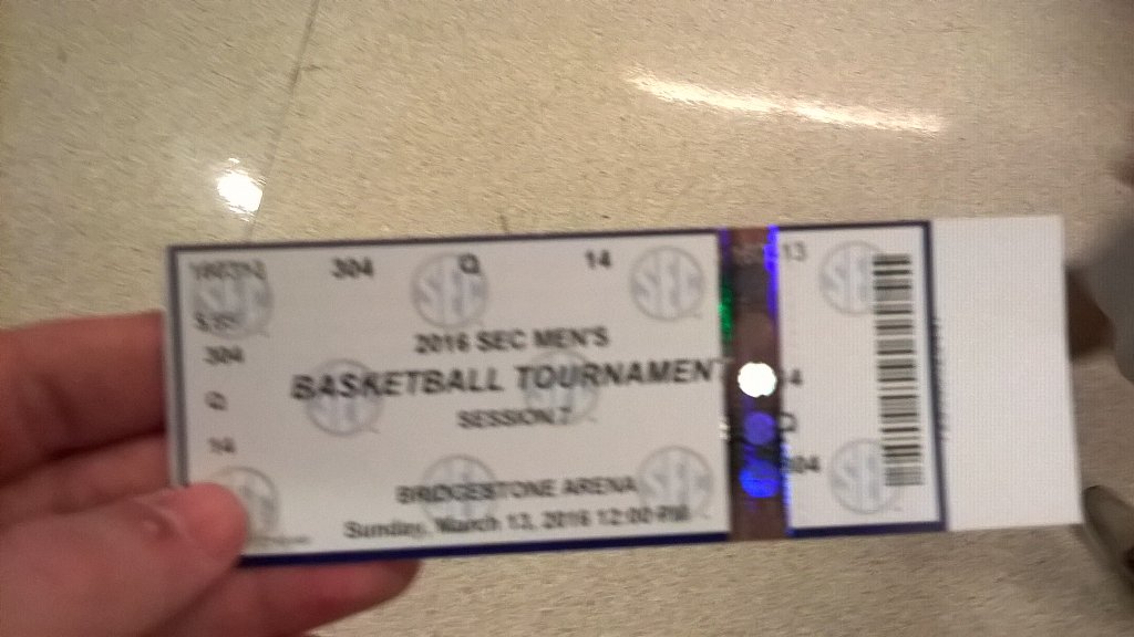 AddisonShogren's tweet photo. Trying to get a clutch seat upgrade at the SEC championship game #SECMBB section 304 row Q 14 https://t.co/fseMNIcNYL