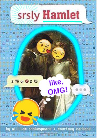 graphitiapp's tweet photo. an entire classic written like a text message... would you read it? #srsly https://t.co/G3LseZA1NV