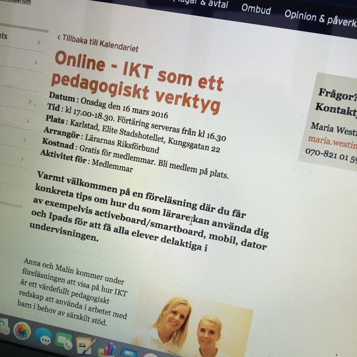 Malin_Wik's tweet photo. Det blir fullsatt i Karlstad på onsdag.. Nästan 100 personer kommer för att lyssna på @SpecPedcom 😃😱 #SpecPed https://t.co/nLlU8KtrPw