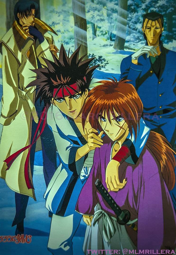 PinoyAko on X: #Ifound another #treasure #RurouniKenshin #Kenshin  #Sanosuke #Saito & #Aoshi #anime that's on the top list #SamuraiX   / X