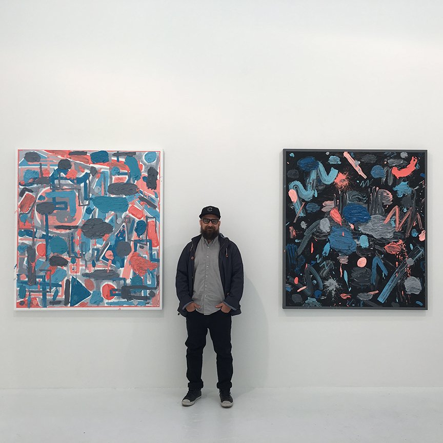 Denny_Gallery_'s tweet photo. Russell Tyler at the Hole. His work is in Two on Two a fantastic show up until April 3rd. #russelltyler #thehole https://t.co/6UXBkABtmG