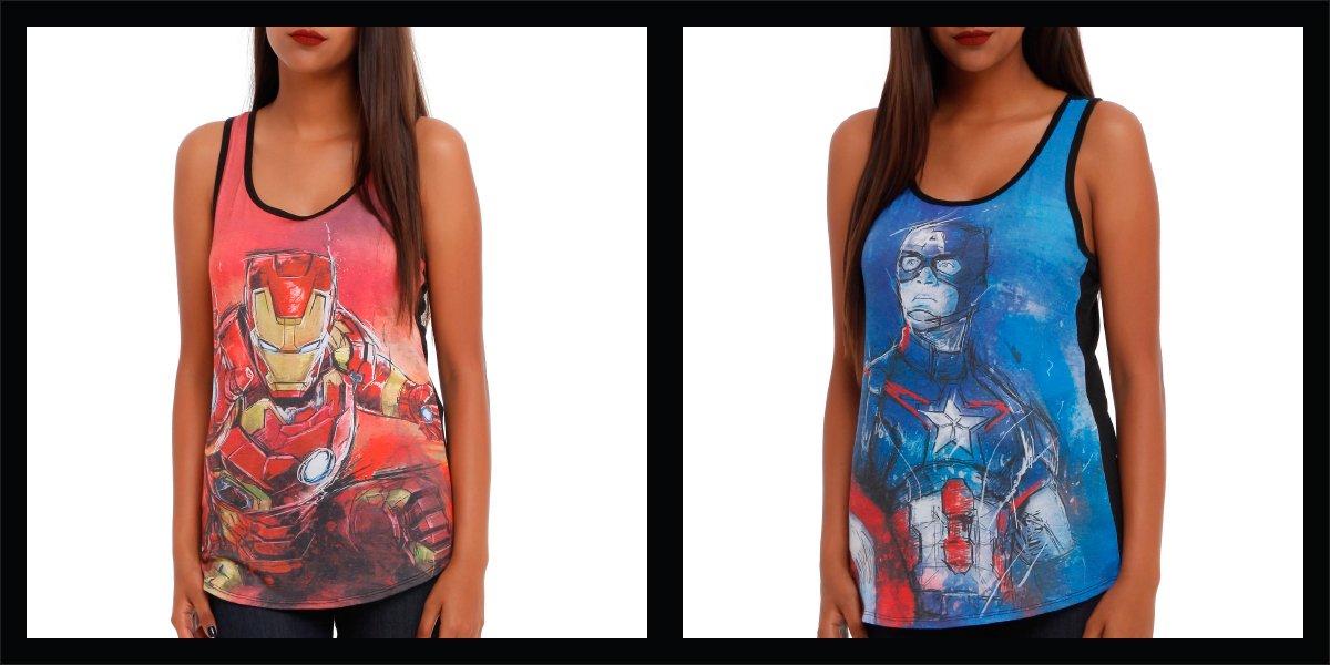 Pick a tank. Choose a side. hottopic.me/bs968 #captainamerica #ironman