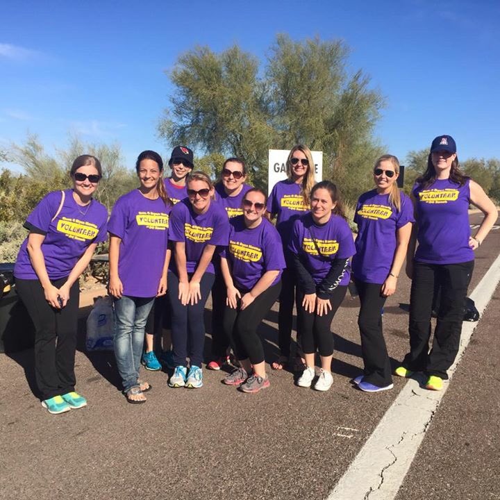 juniorleaguephx's tweet photo. Out this morning helping our long time partner @RYANHOUSEorg wish you a great turn out! #runforryanhouse #IamJLP https://t.co/4XtBic8gtJ