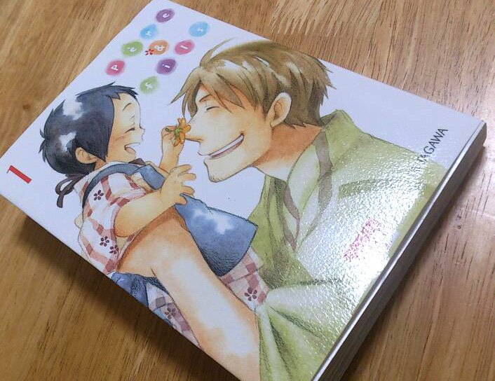 ３月10日にちちこぐさフランス語版が発売されたそうです！フランス語圏の皆様どうぞよろしくお願い致します！！
シロウが『パパ！』って言ってる(ノ◇≦。)(それぐらいしか読めない！) 