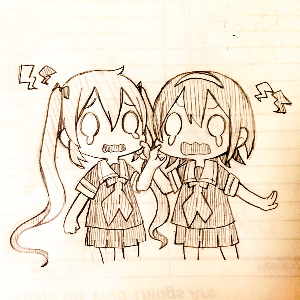 久しぶりにアナログ絵描いてました 