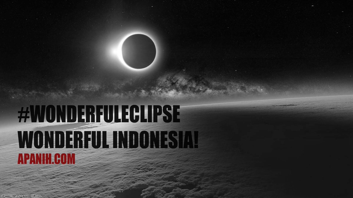 pejred's tweet photo. #WonderfulEclipse Wonderful Indonesia!
https://t.co/trvzHHw7tI https://t.co/PoW9iPG52O