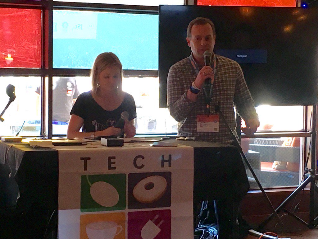 sandycmarshall's tweet photo. @KatSiedlecki @blovelax spreading the word about #connectedhealth #caremap #TechBreakfast #SXSW2016 https://t.co/5mSBqbHLMG