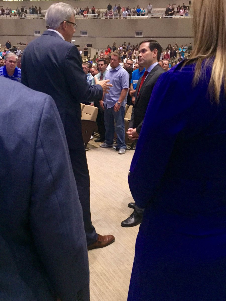 marcorubio's tweet image. Thank you to Pastor David Uth &amp;amp; First Baptist Orlando for your prayers &amp;amp; for making me feel so welcome this morning.