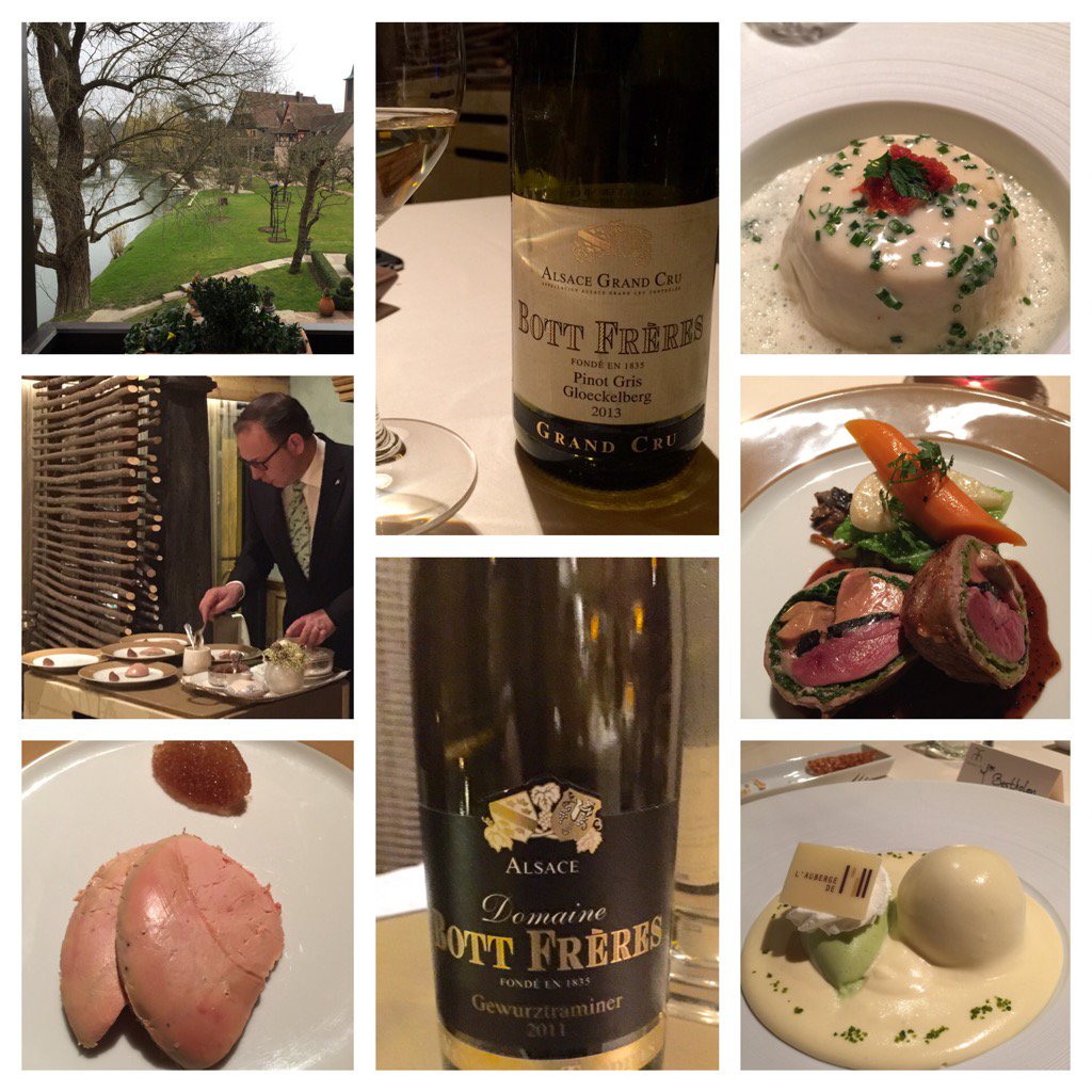 Sousvidechef's tweet photo. Memorable Wines and foods from #Alsace #bottfreres #aubergedelill #illhaeusern #heaberlin with @MCFUSA https://t.co/nImp175kUY