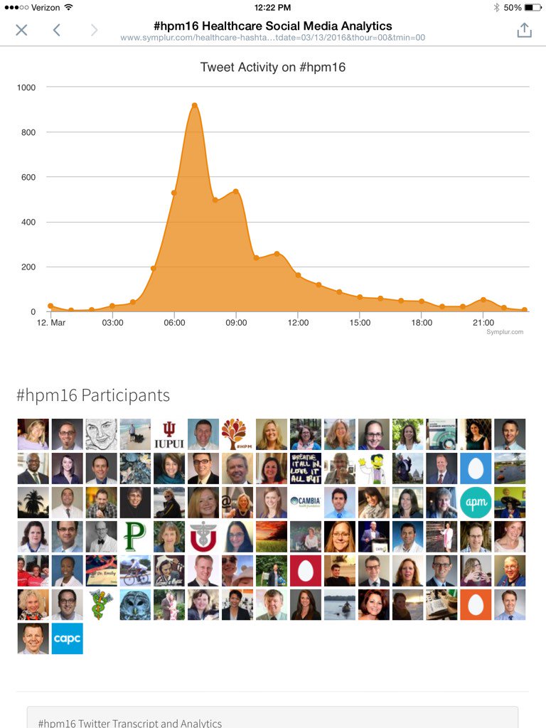 ssmithAMC's tweet image. Proud member of the #hpm16 second row - next to @ctsinclair online &amp;amp; throughout the next year @AAHPM!